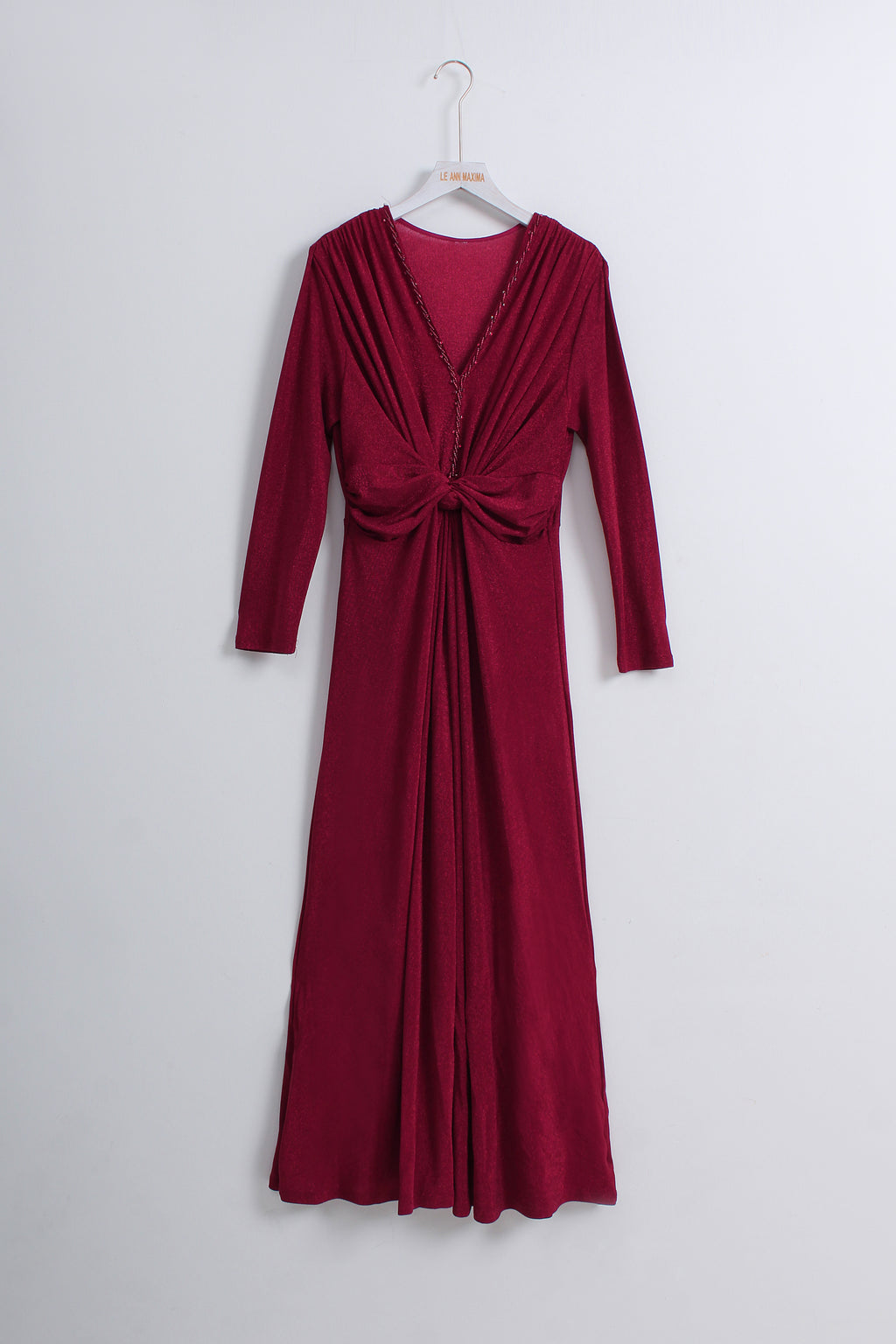 Wrap-style Evening Gown (L Size)