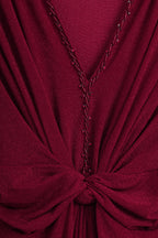 Wrap-style Evening Gown (L Size)