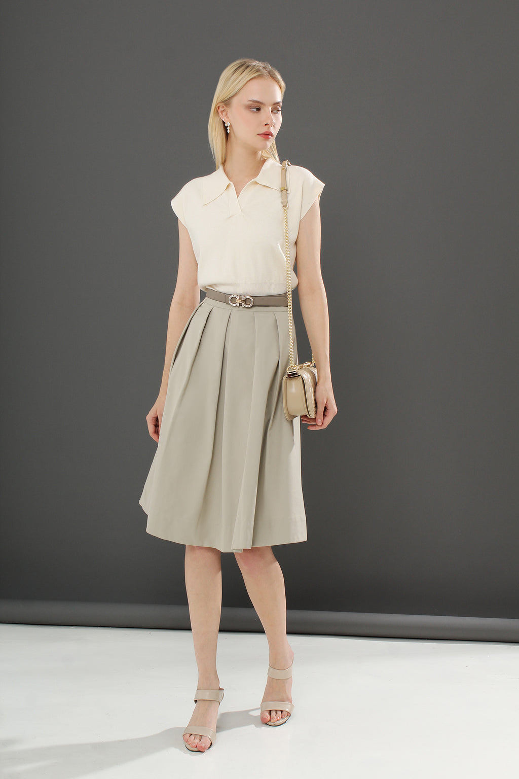 Arietta Pleated Skirt