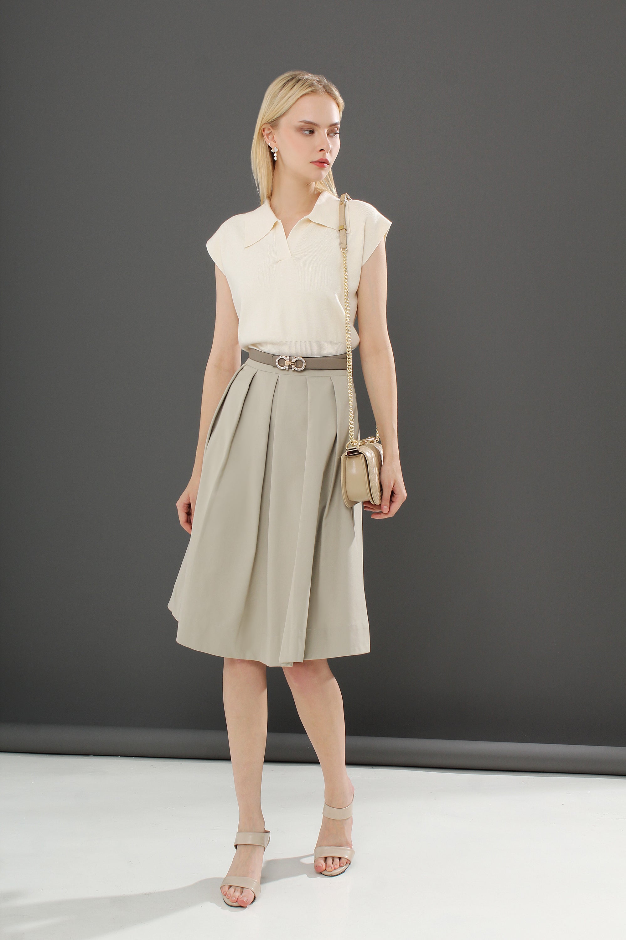 Arietta Pleated Skirt