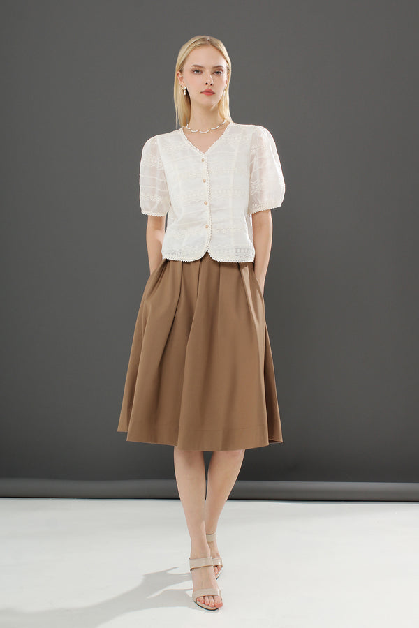 Arietta Pleated Skirt