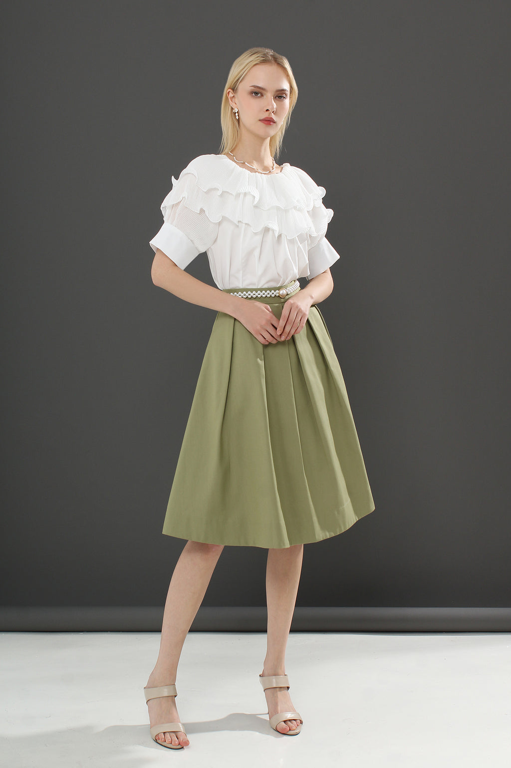 Arietta Pleated Skirt