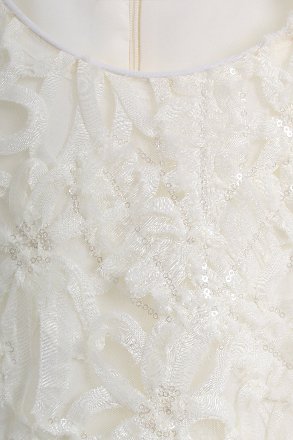 Lace Tulle Dress in White (M & L size)