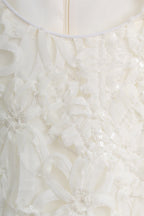 Lace Tulle Dress in White (M & L size)