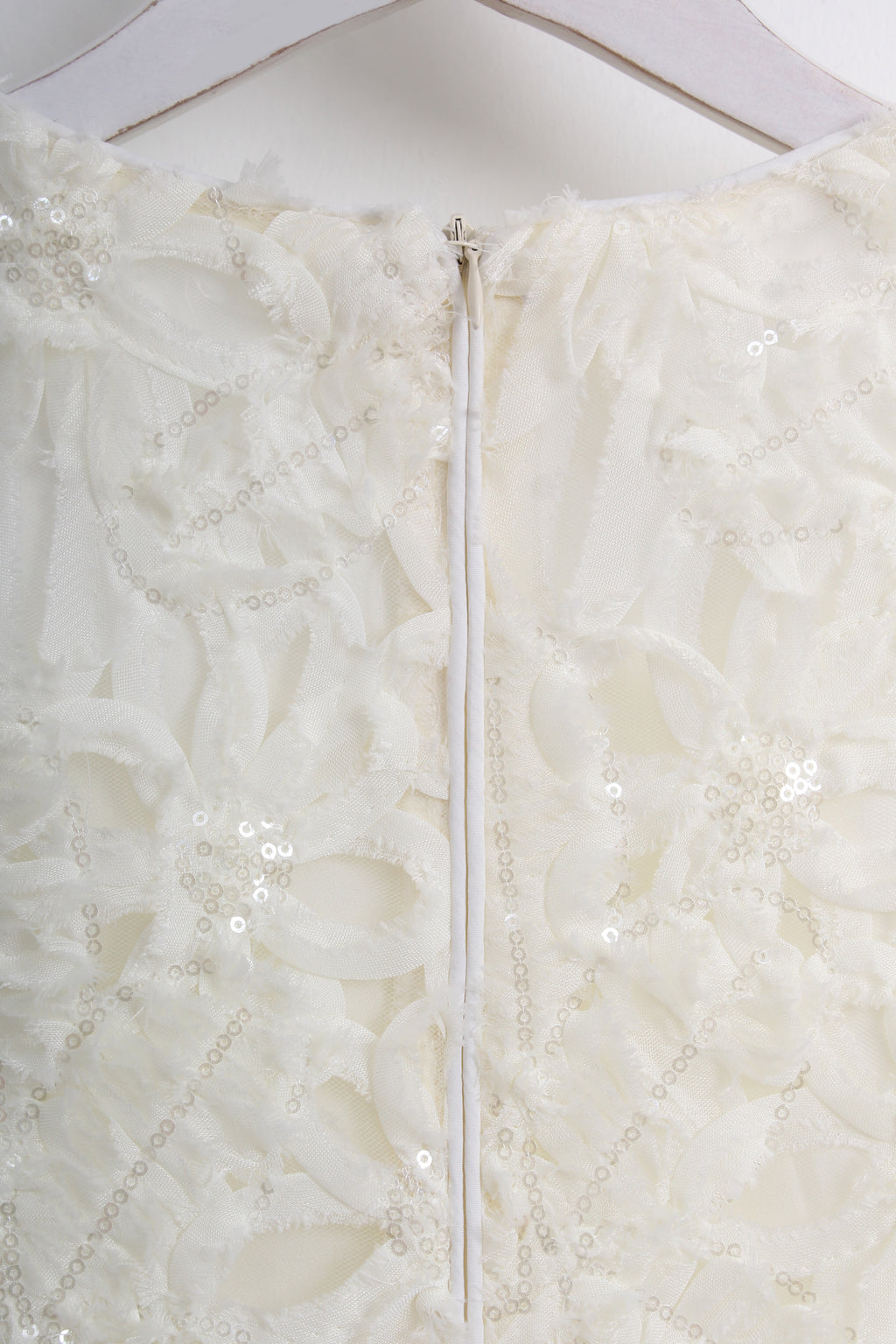 Lace Tulle Dress in White (M & L size)