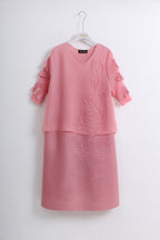 Ruffled 2 piece set (Free size)