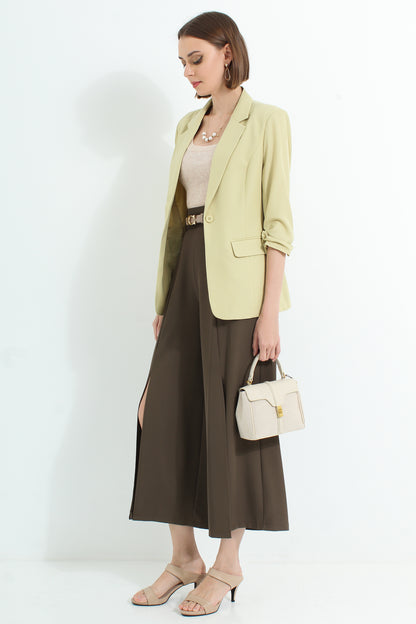 Ayleth Front Slit Pants