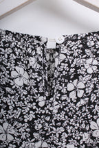 Floral Print Puff Sleeve Mini Dress