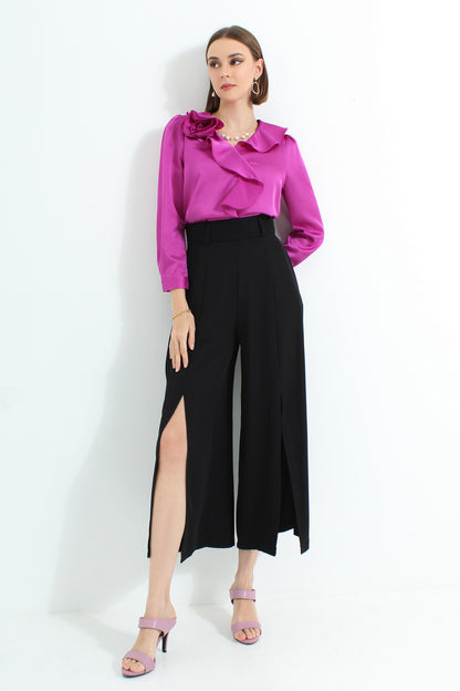 Ayleth Front Slit Pants