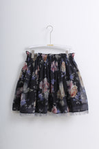 Floral Top & Flare Skirt (L size)