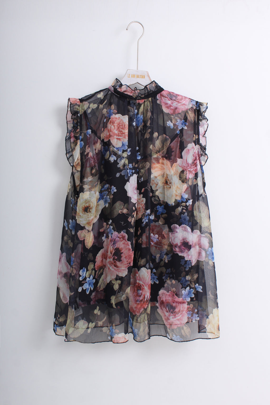 Floral Top & Flare Skirt (L size)