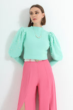 Ayleth Front Slit Pants