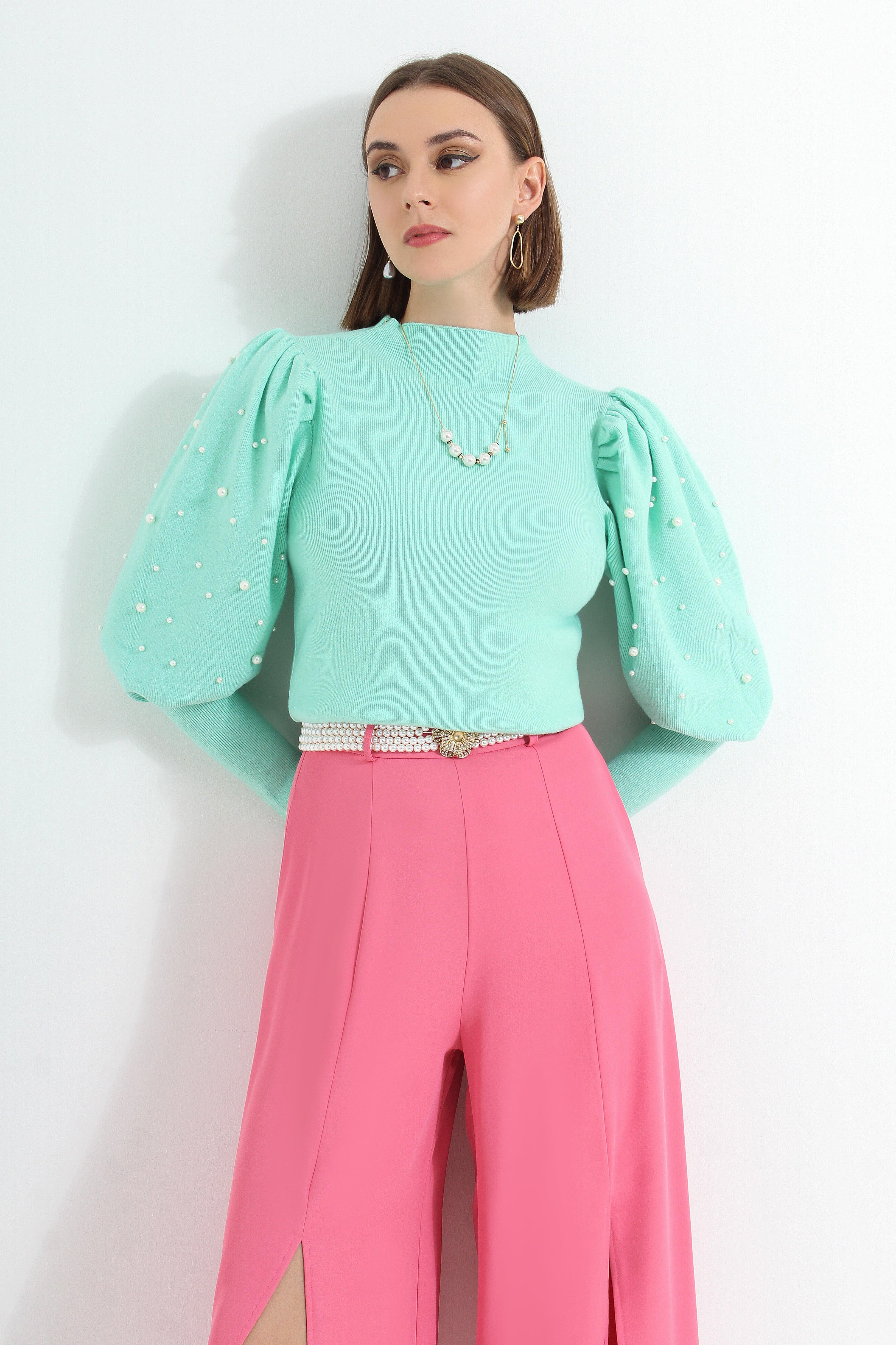 Ayleth Front Slit Pants