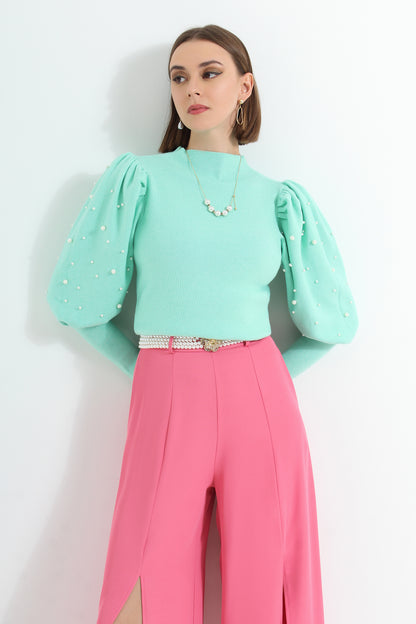 Ayleth Front Slit Pants