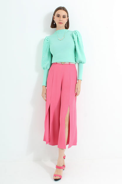 Ayleth Front Slit Pants