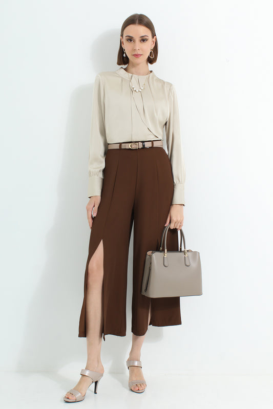 Ayleth Front Slit Pants