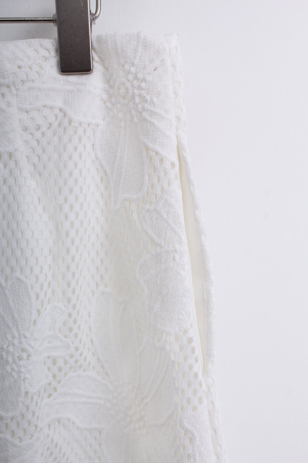 Floral Mesh Short Skirt