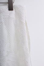 Floral Mesh Short Skirt