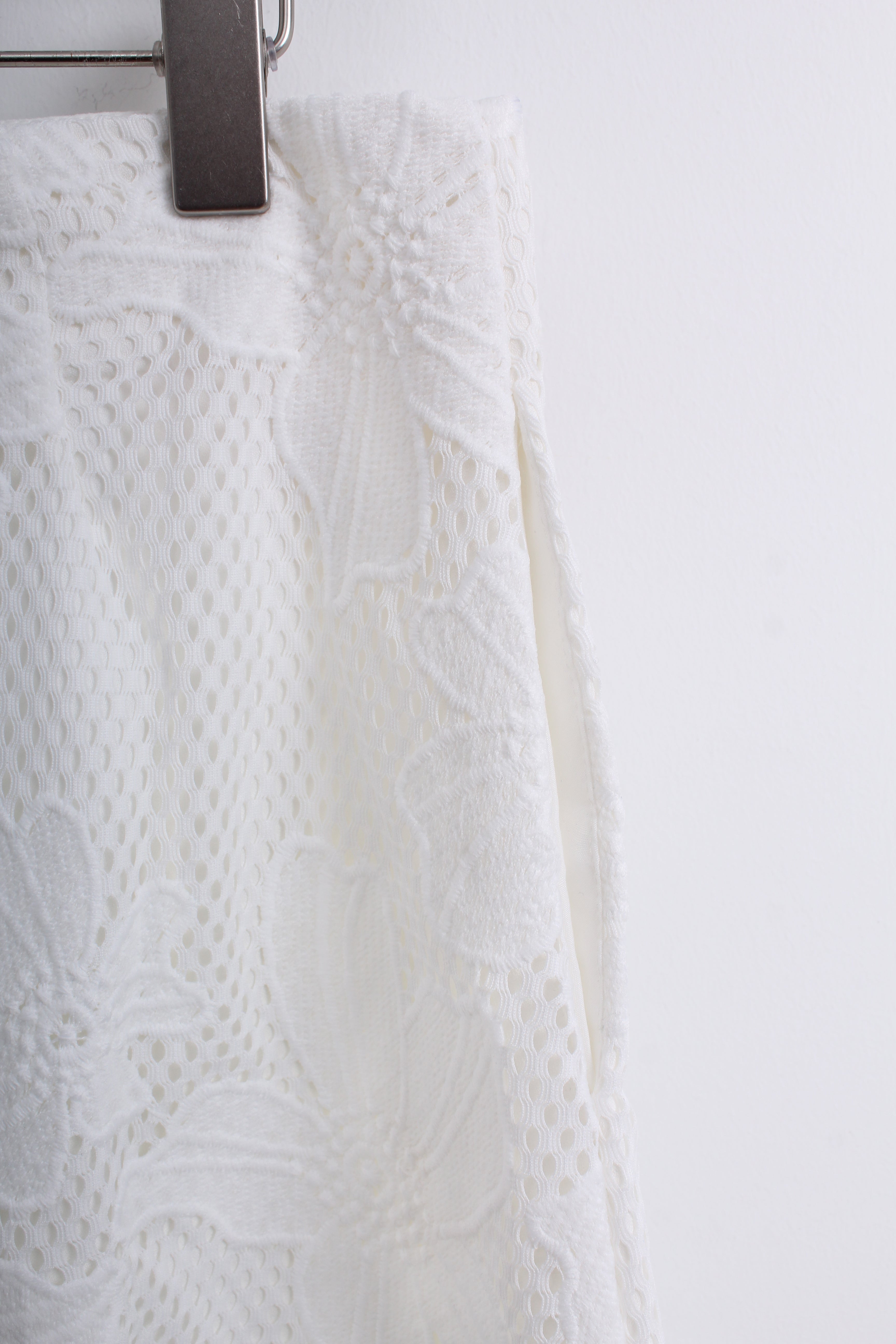Floral Mesh Short Skirt