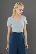 Hasina V Neck Top