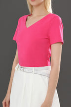 Hasina V Neck Top