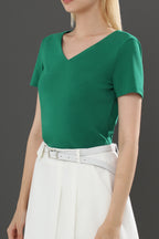 Hasina V Neck Top