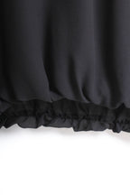 Long-sleeves Blouse in Black (3XL size)