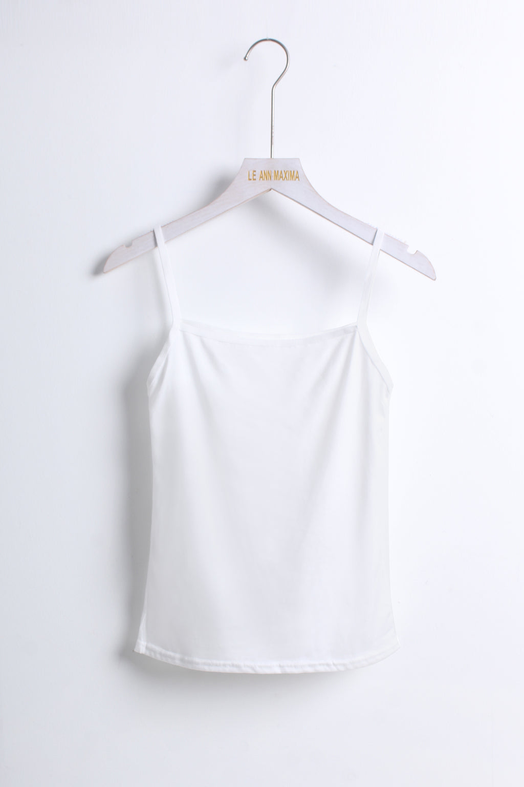 Lace Trimmed Top in White (XL size)