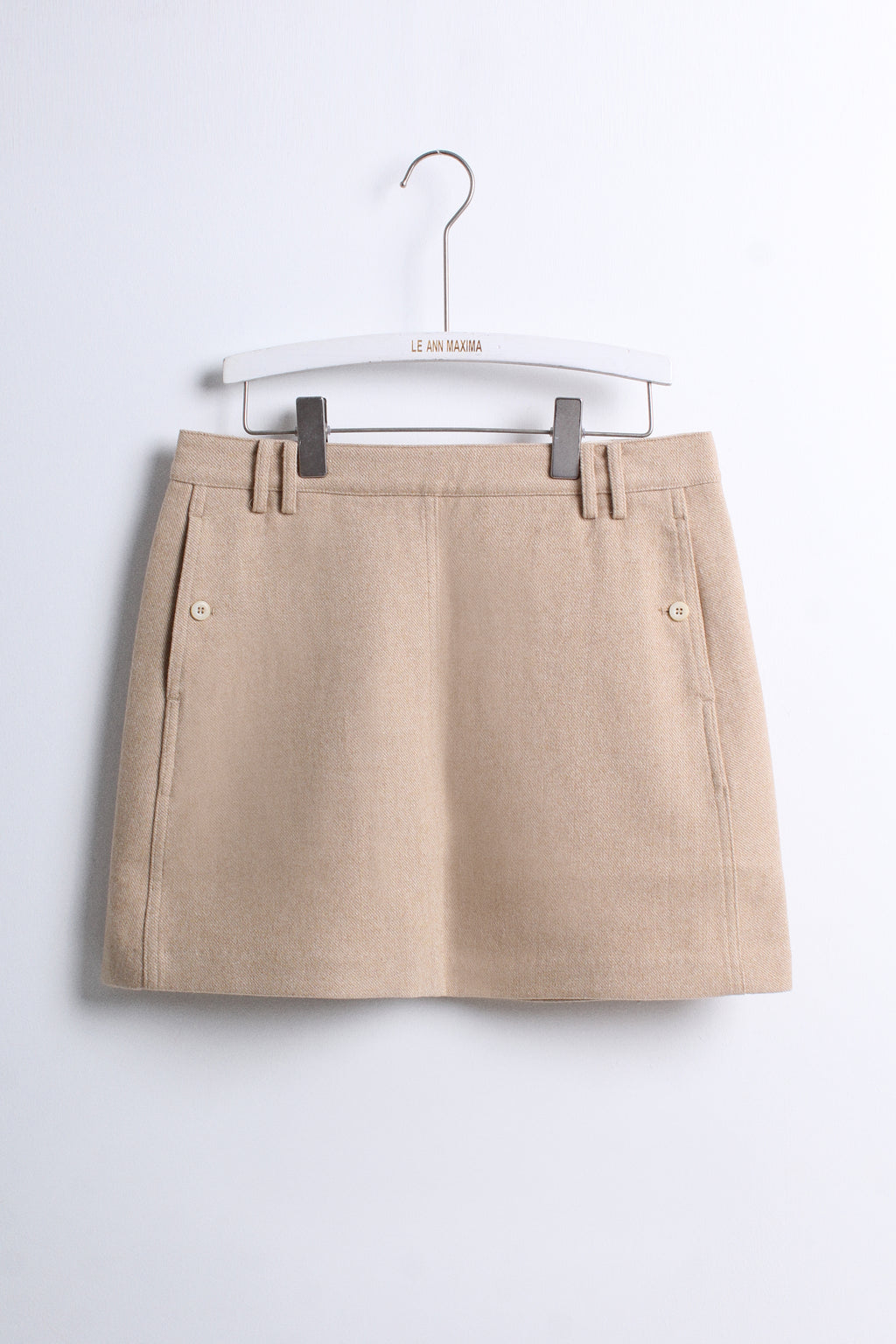 A-line Skirt in Grey & Khaki