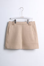 A-line Skirt in Grey & Khaki