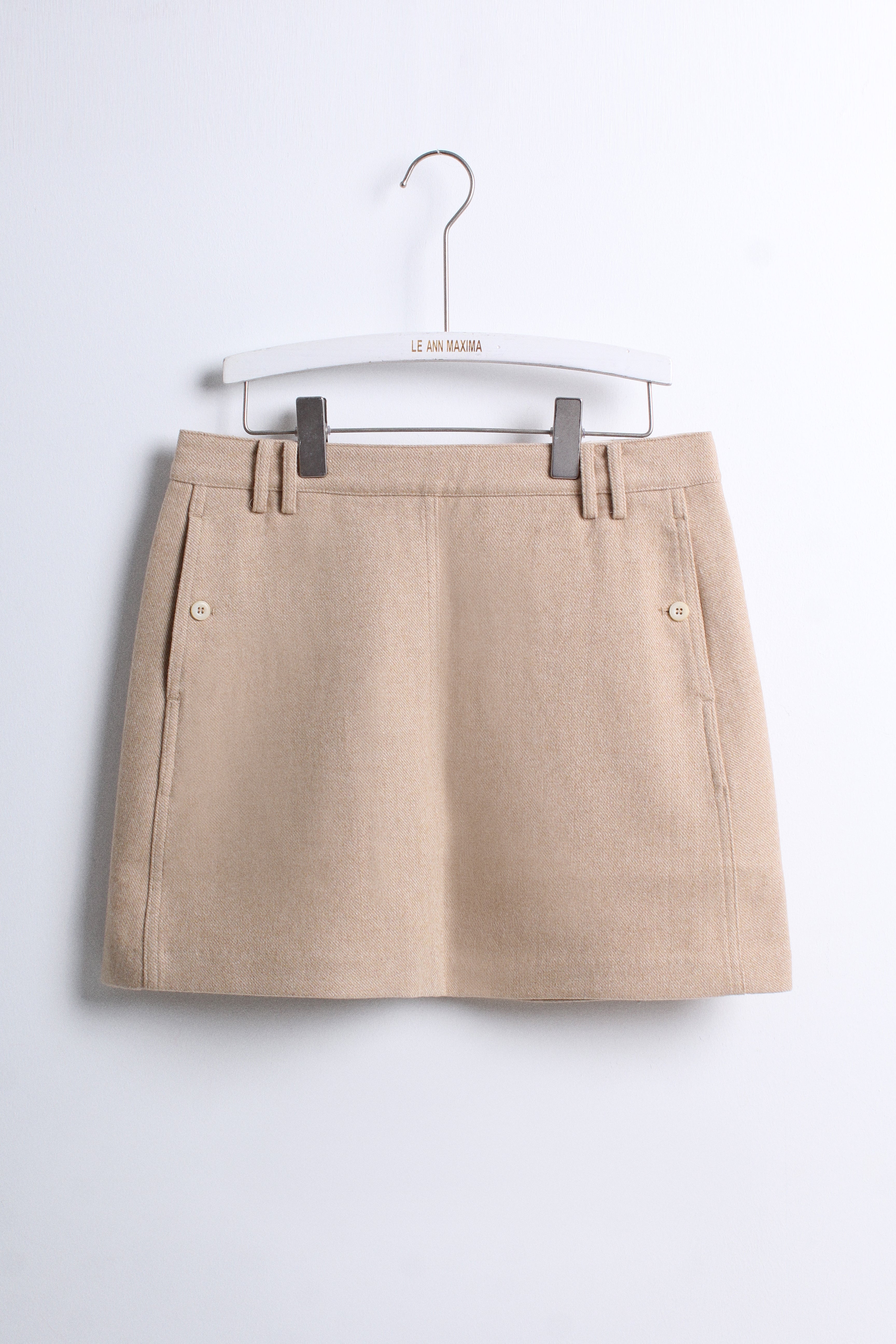 A-line Skirt in Grey & Khaki