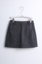 A-line Skirt in Grey & Khaki