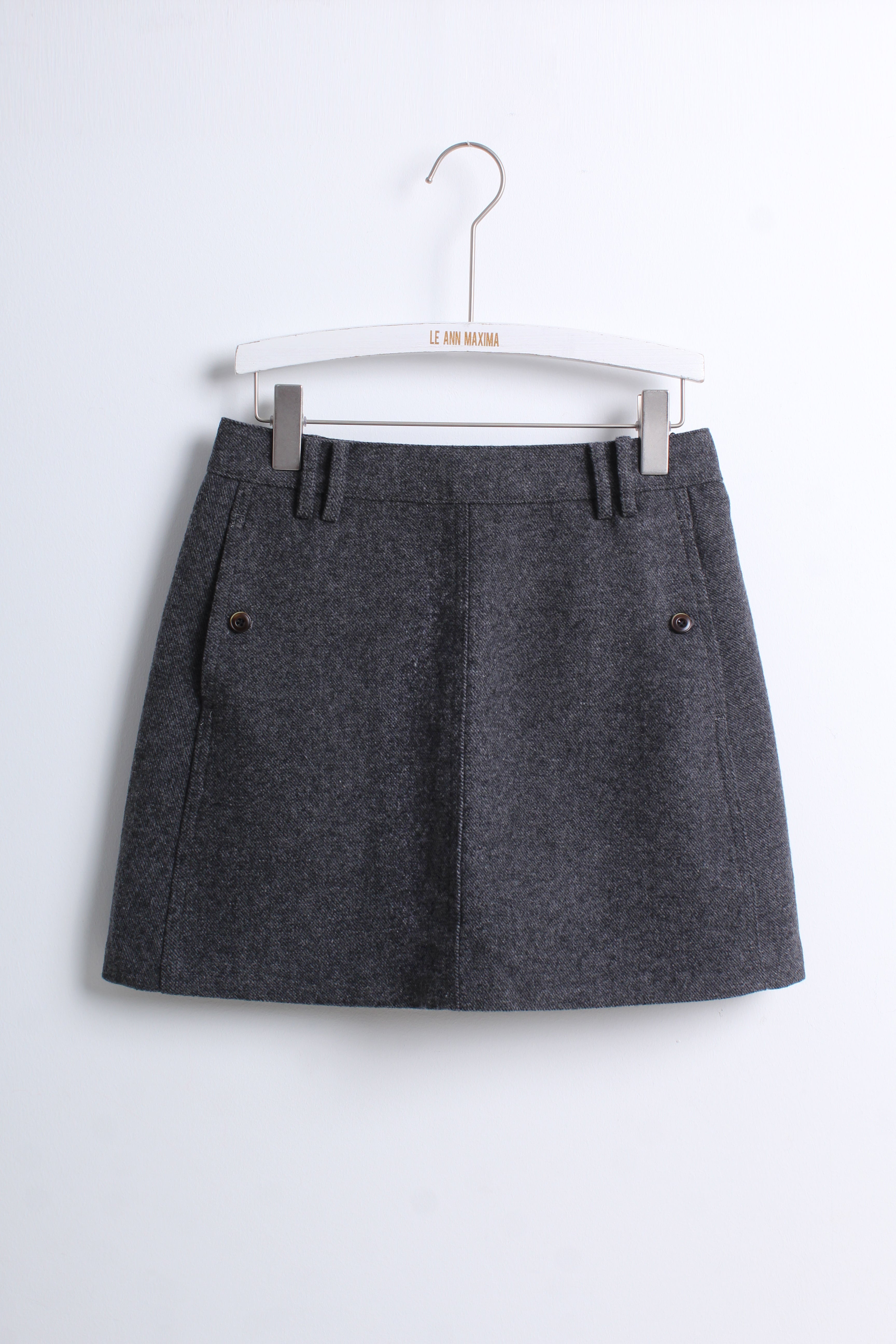 A-line Skirt in Grey & Khaki