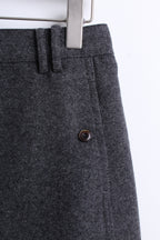 A-line Skirt in Grey & Khaki
