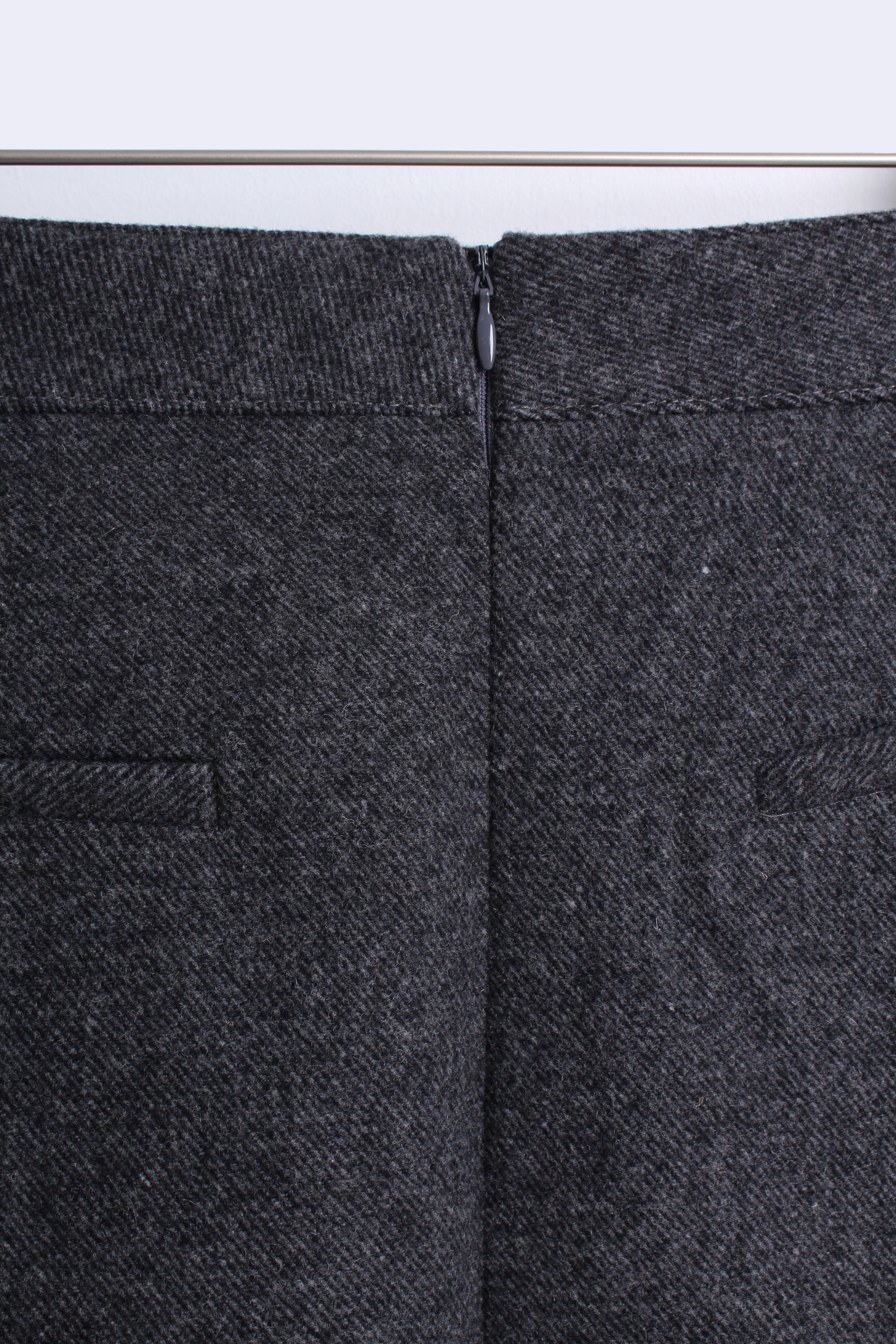 A-line Skirt in Grey & Khaki