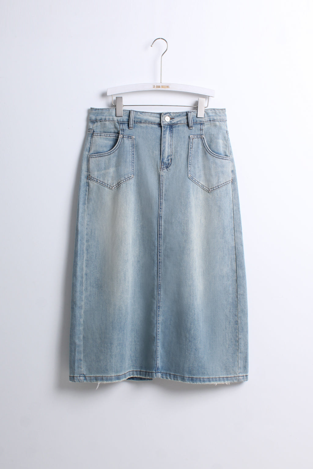 Denim Midi Skirt (3XL size)