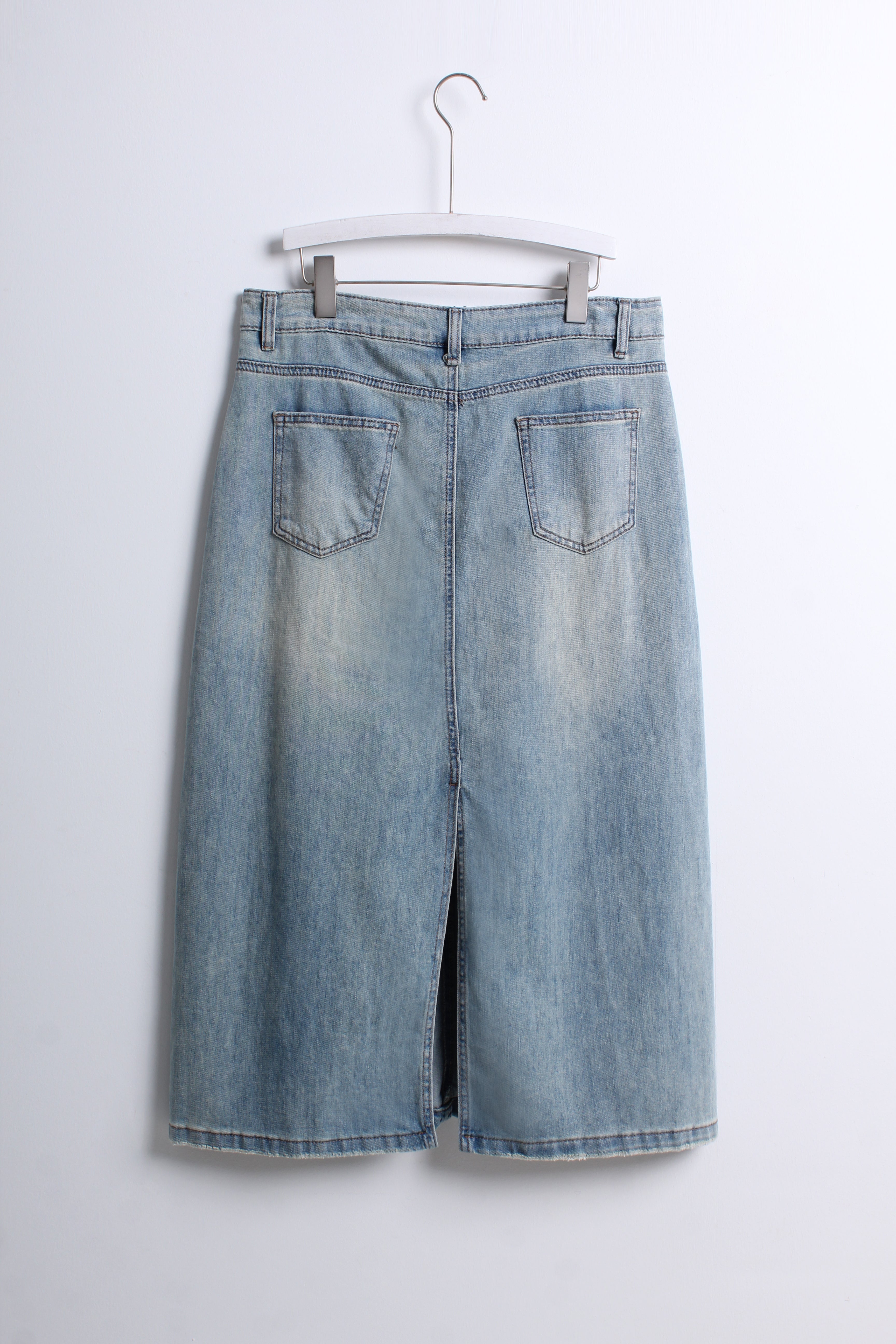 Denim Midi Skirt (3XL size)