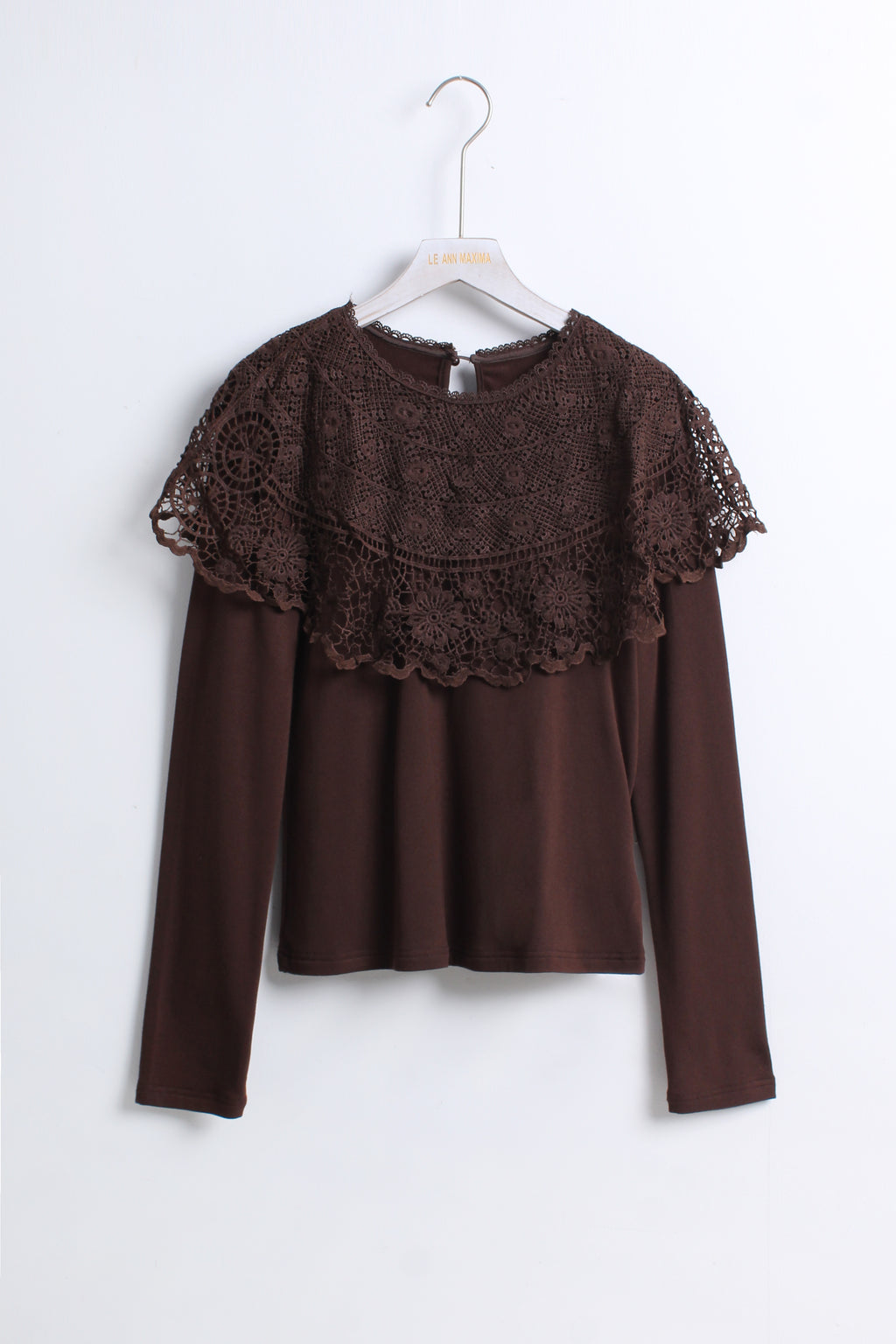 Lace Collared Top