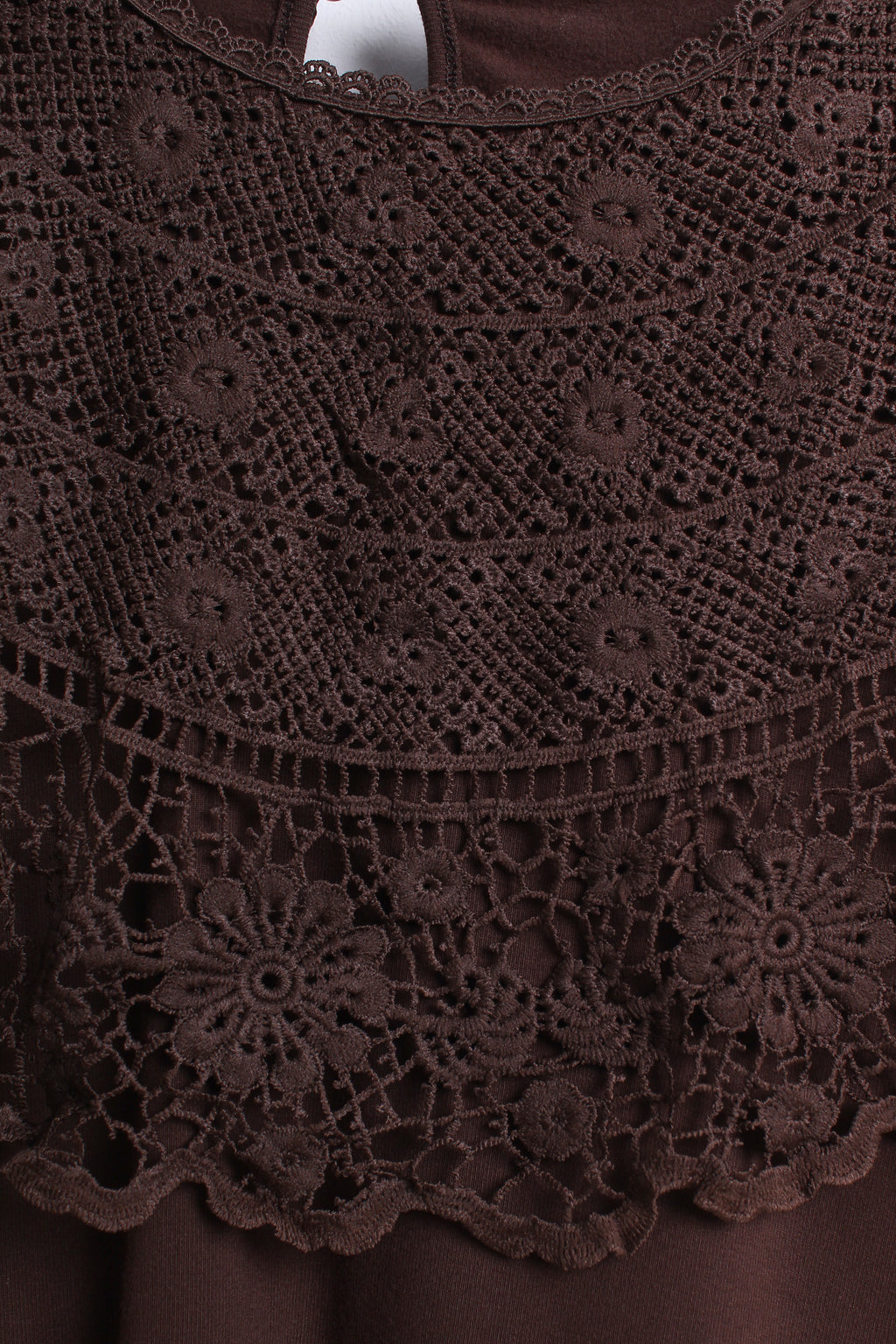 Lace Collared Top