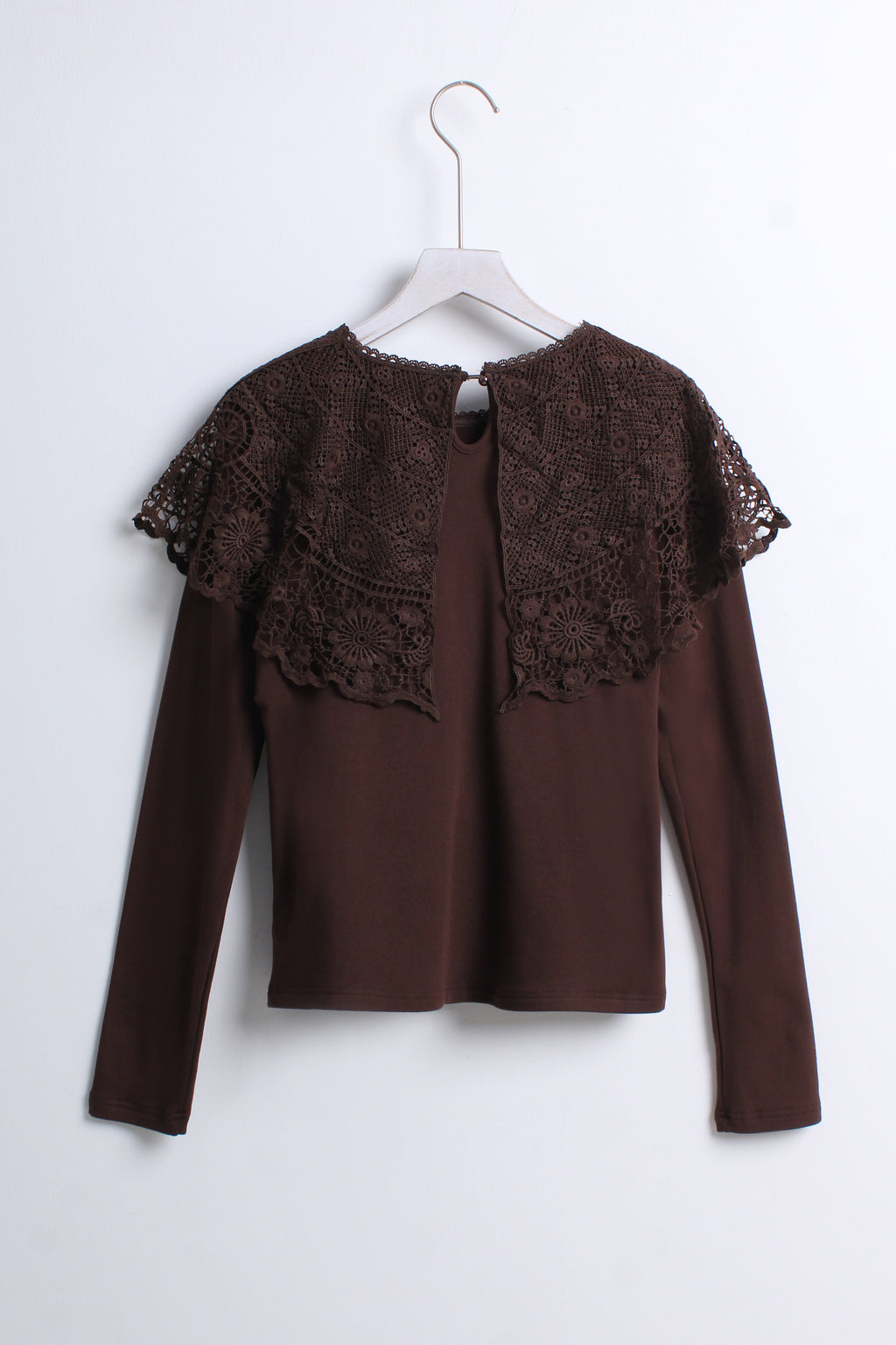 Lace Collared Top