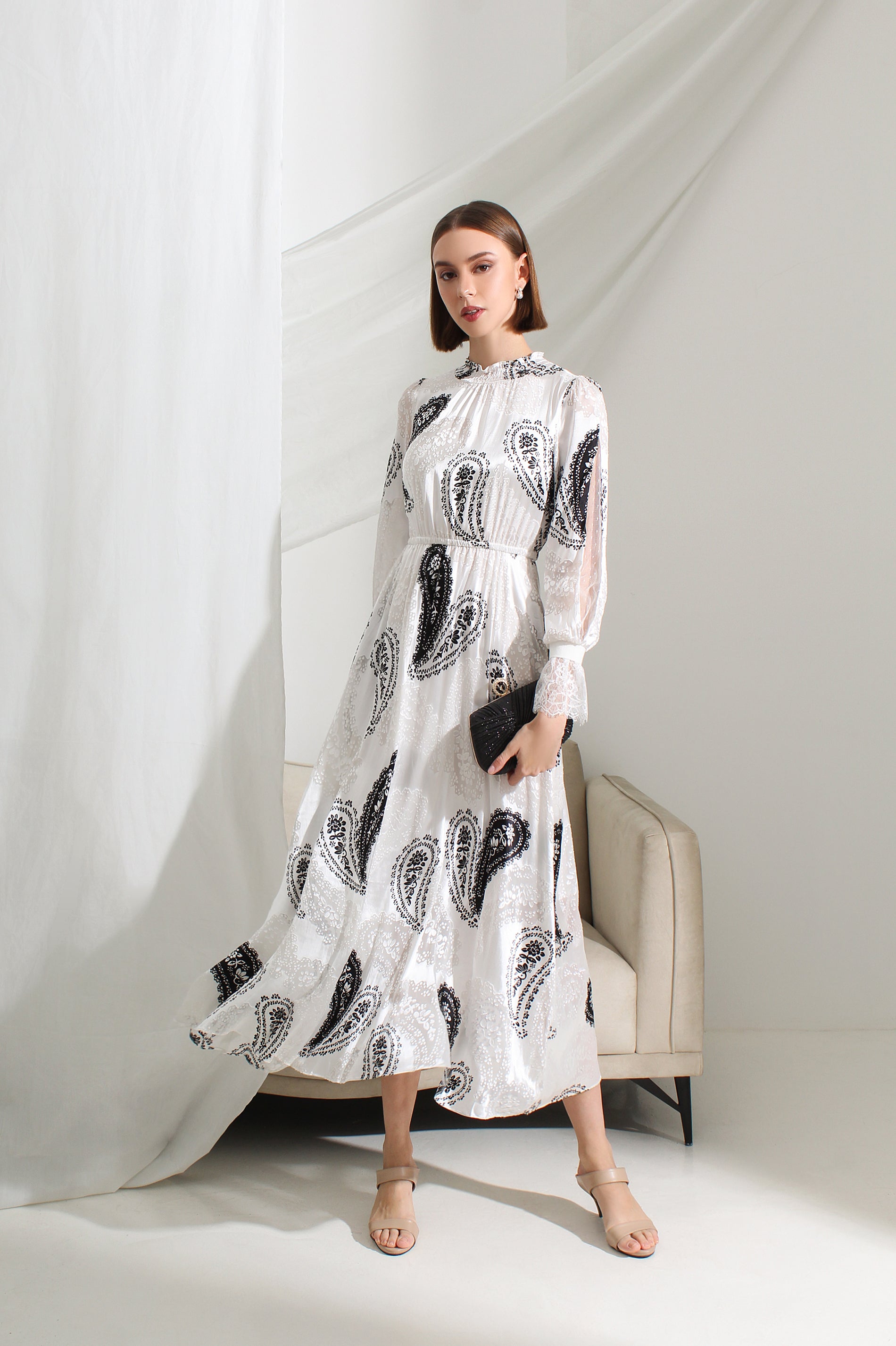 Aurelia Abstract Maxi Dress
