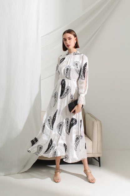 Aurelia Abstract Maxi Dress