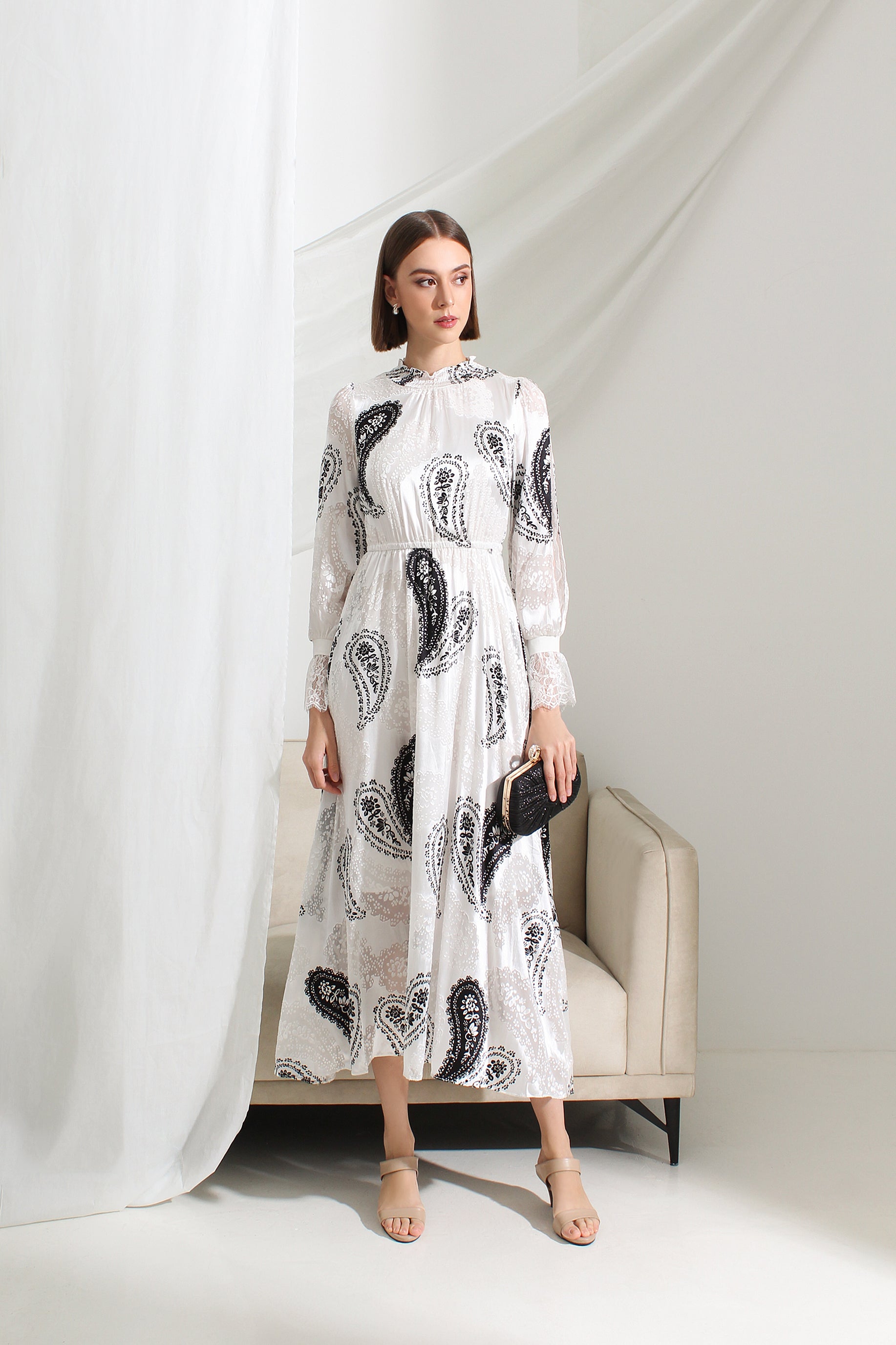 Aurelia Abstract Maxi Dress