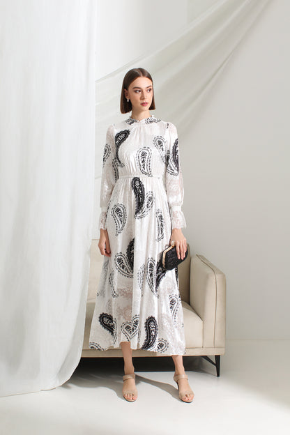 Aurelia Abstract Maxi Dress
