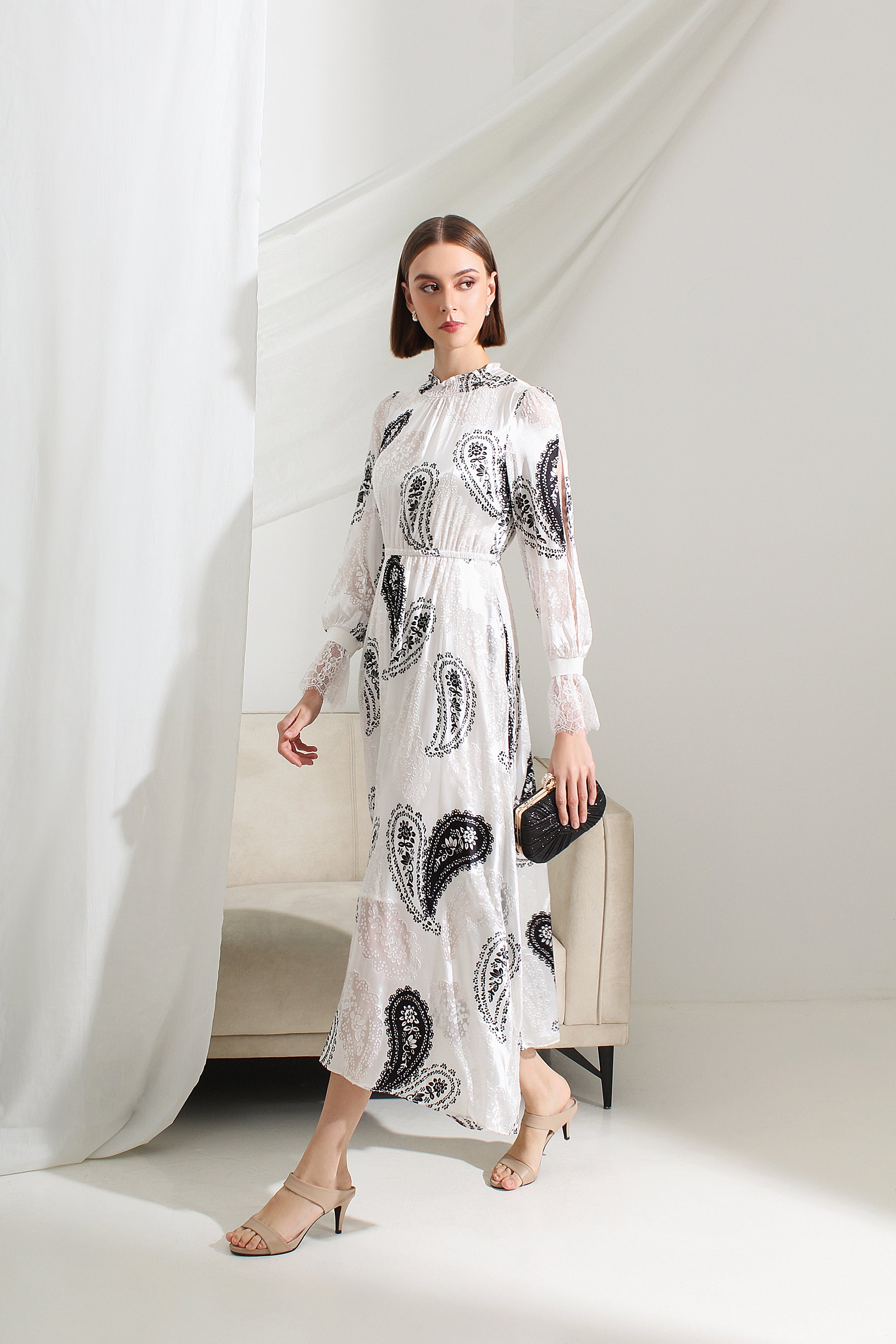 Aurelia Abstract Maxi Dress