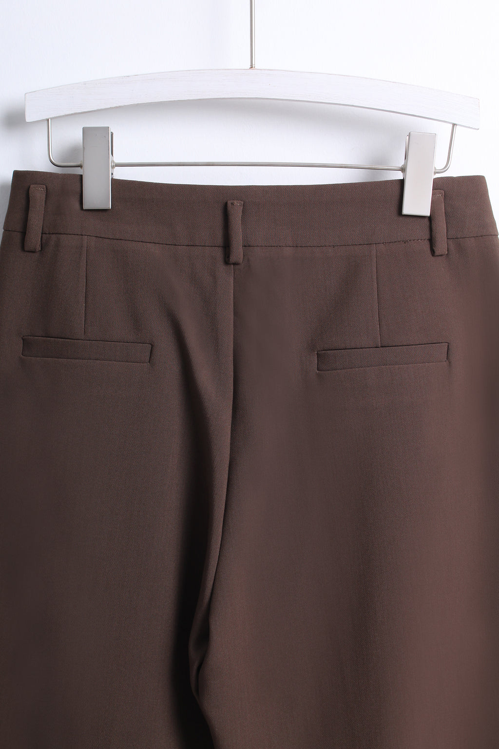 High-waisted Trousers in Brown (Size XL)