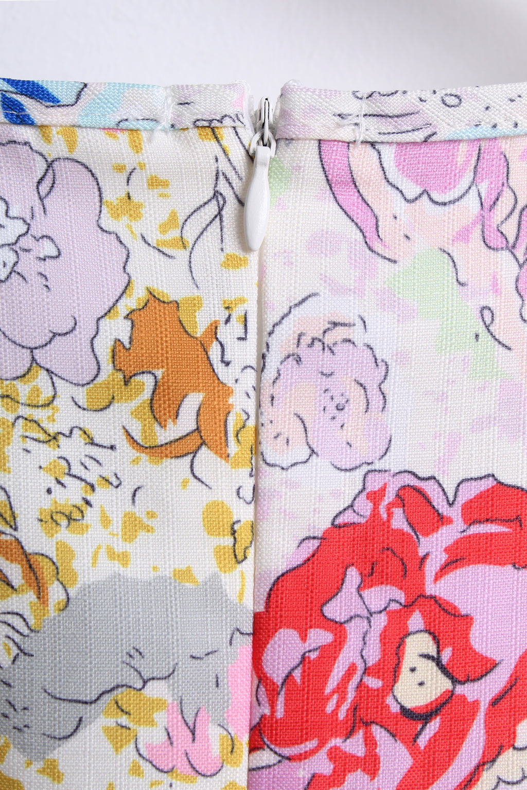 Floral Puff Sleeve Dress (M & L size)