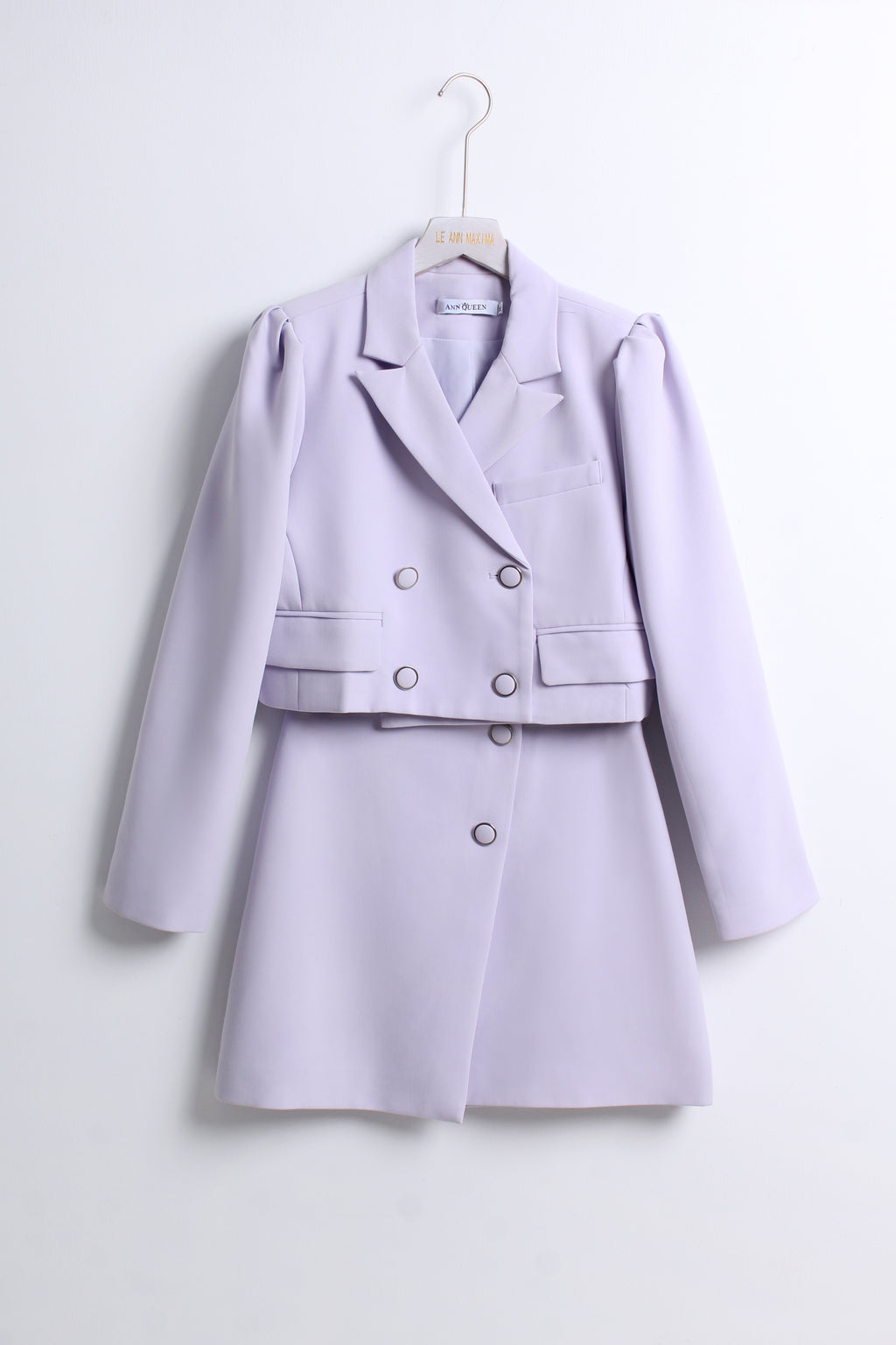 Cropped Blazer & Mini Skirt Set (M size)