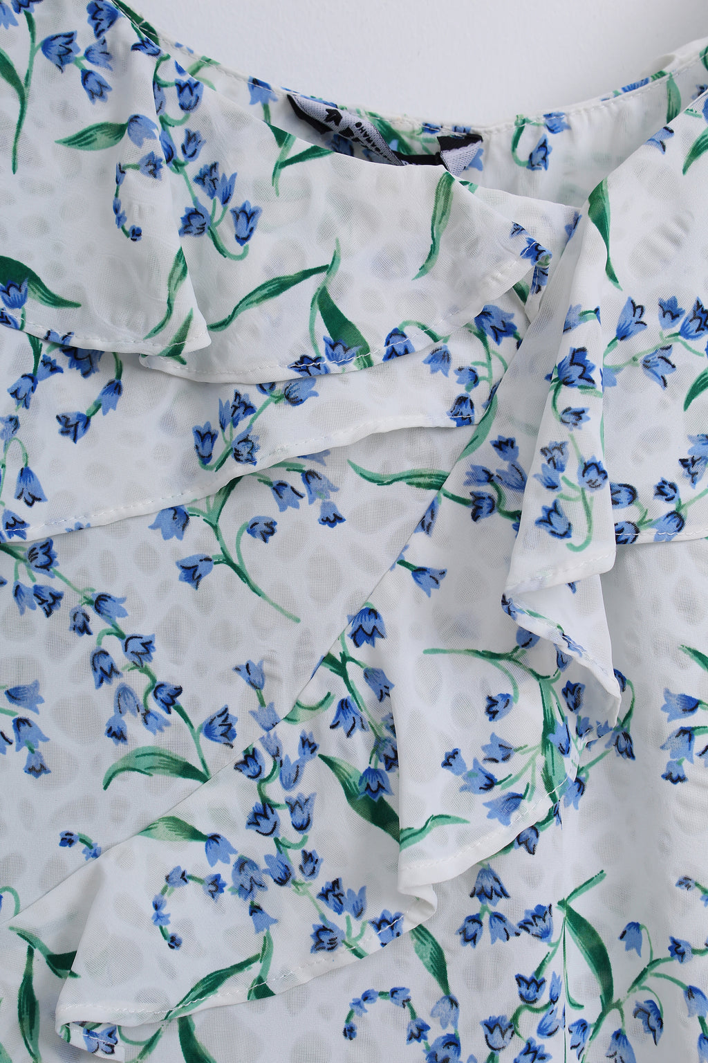 Floral Blouse in Blue (S size)