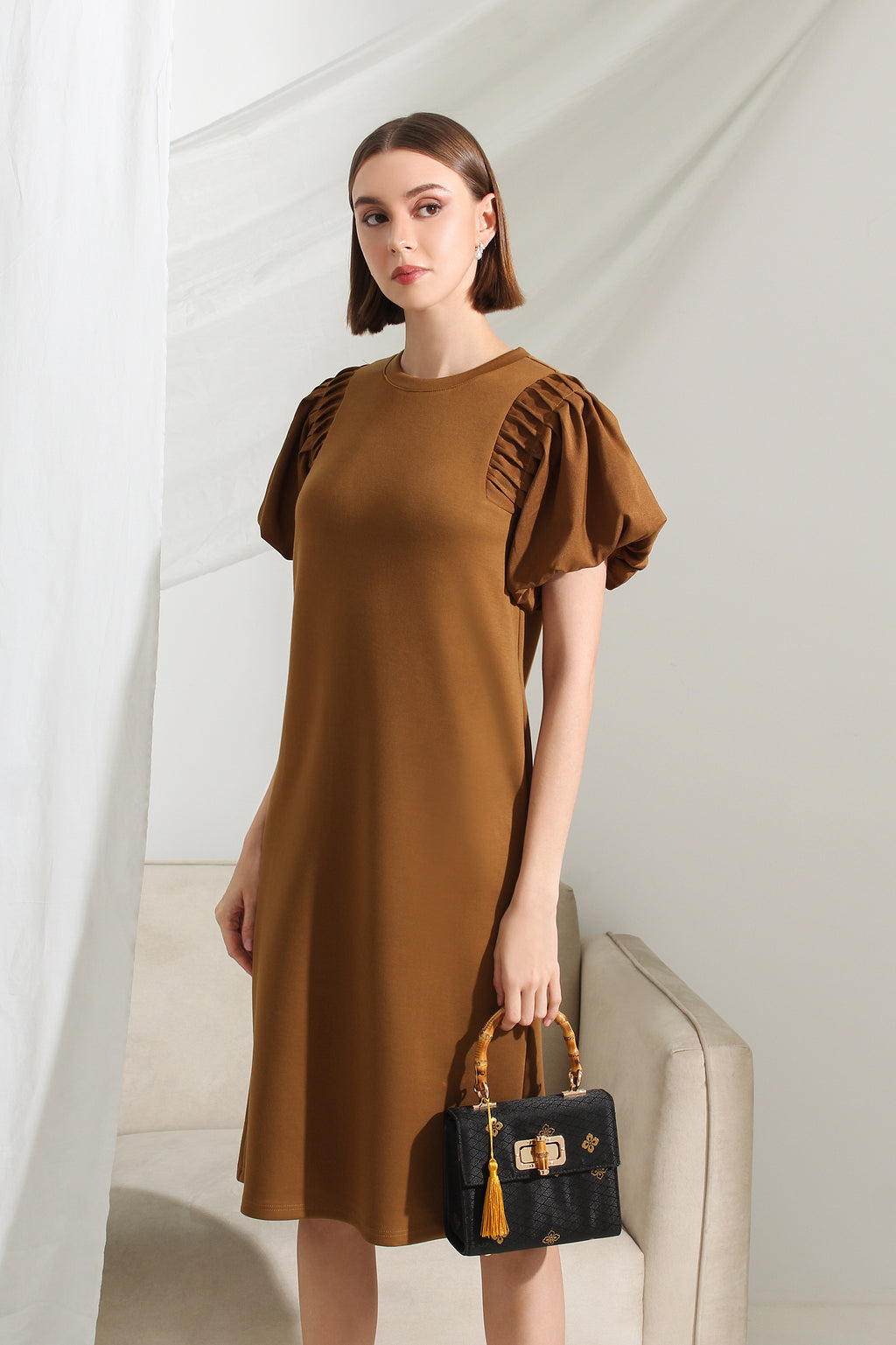 Puff Sleeve Dress